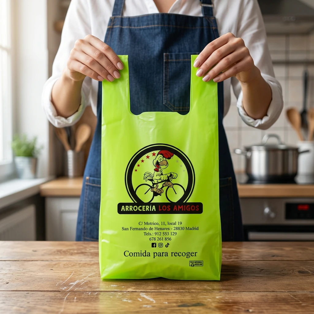 Bolsa de asa camiseta