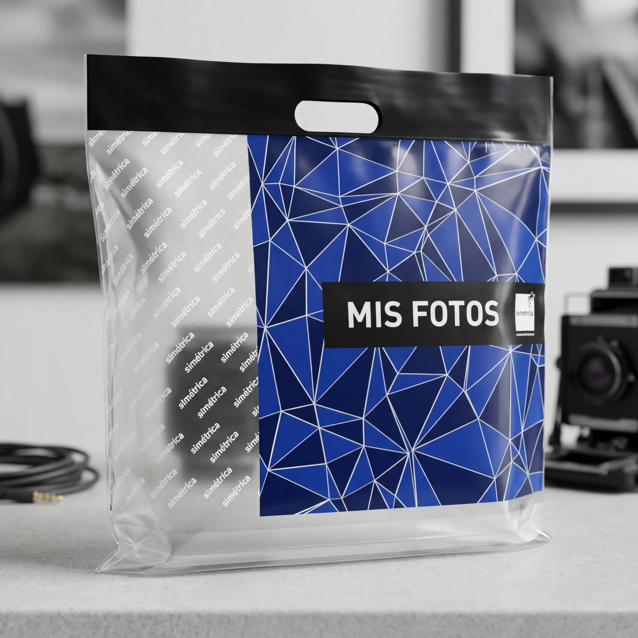 Bolsa de asa troquelada