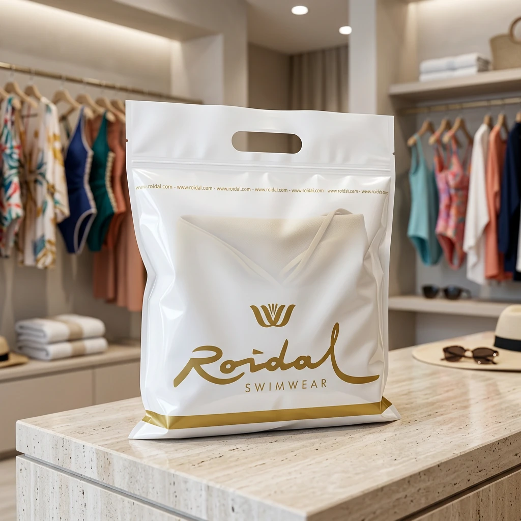 Bolsa de asa troquelada