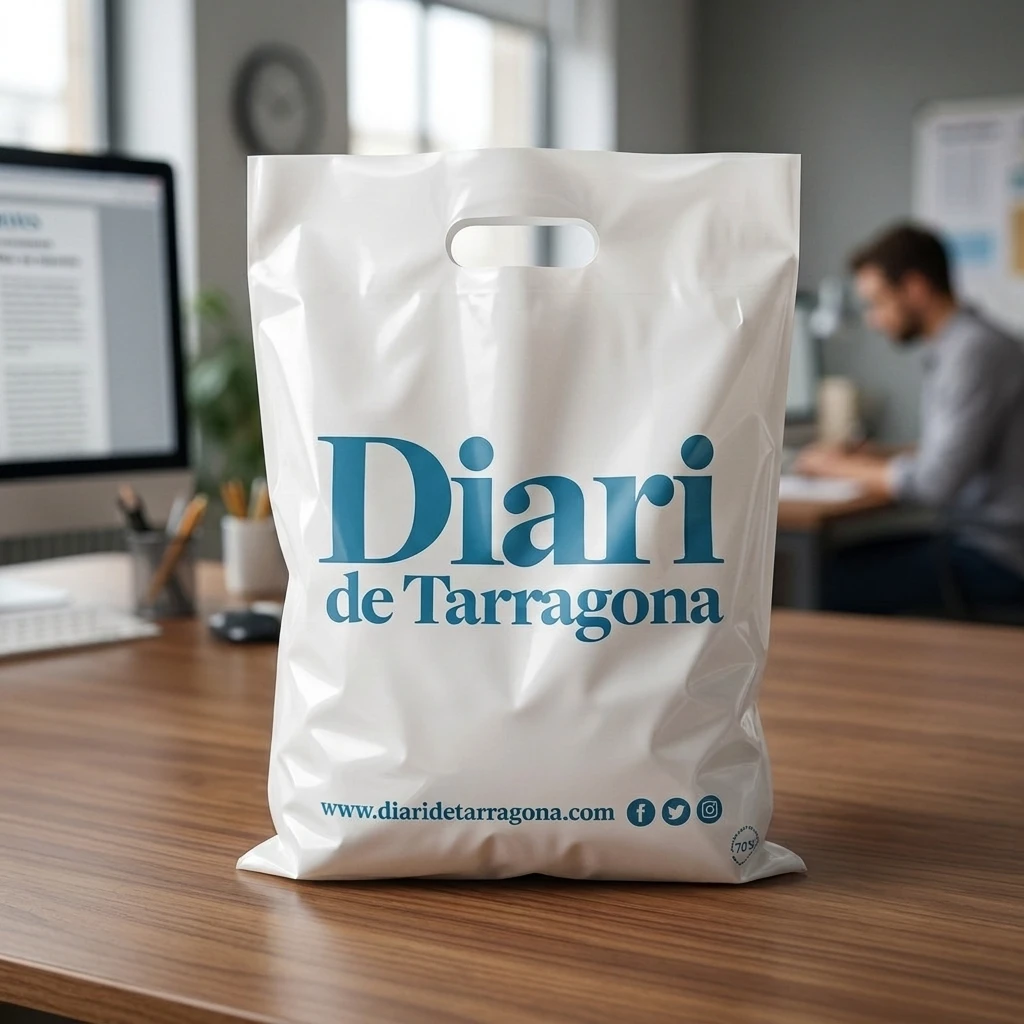 Bolsa de asa troquelada