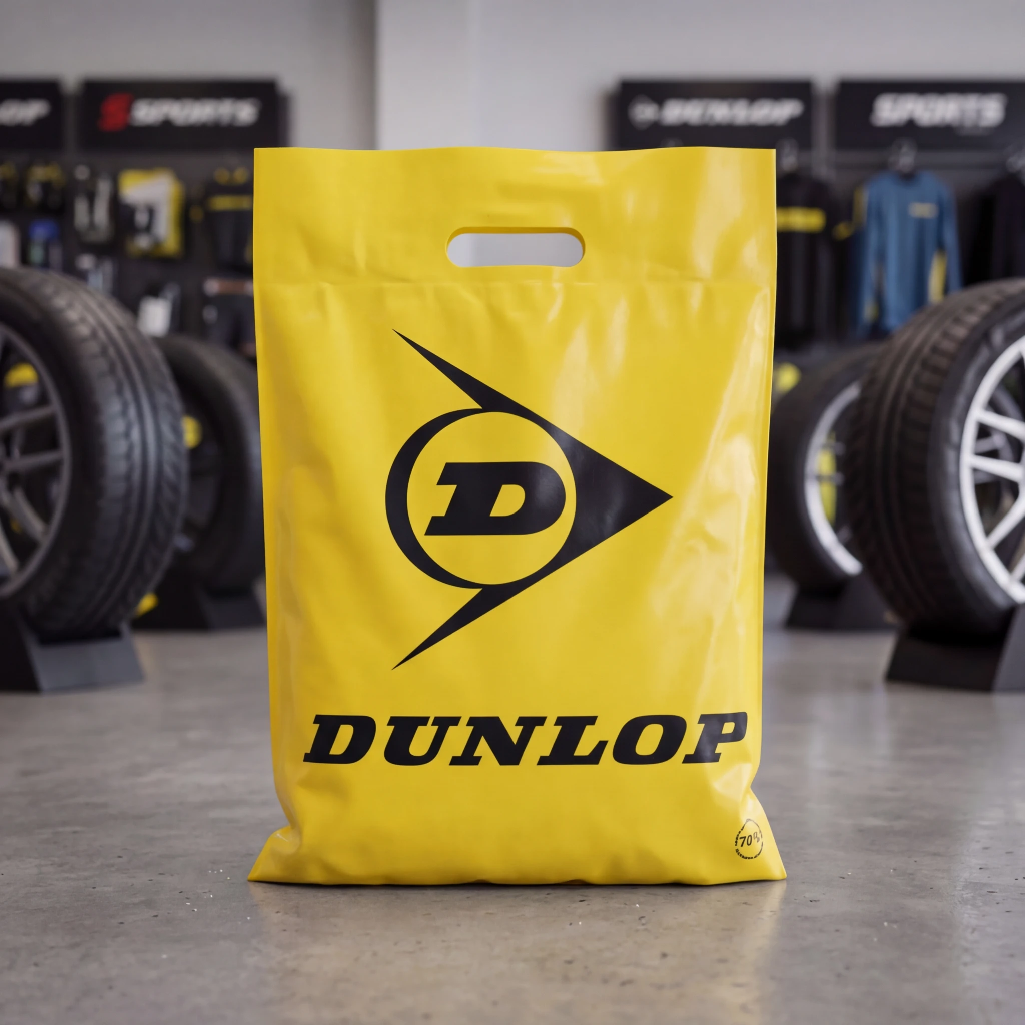 Bolsa de asa troquelada