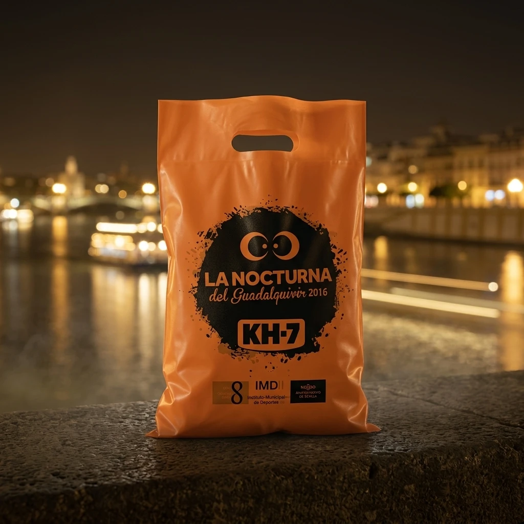 Bolsa de asa troquelada