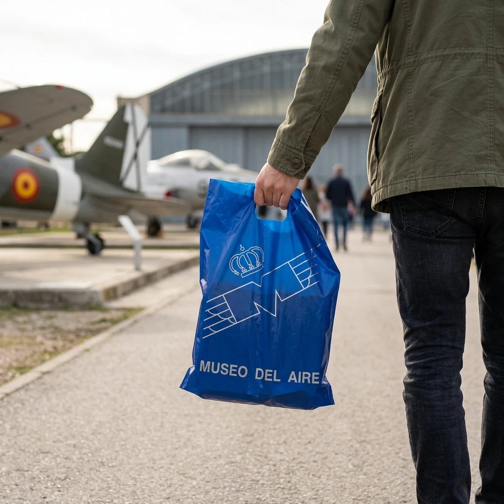 Bolsa de asa troquelada